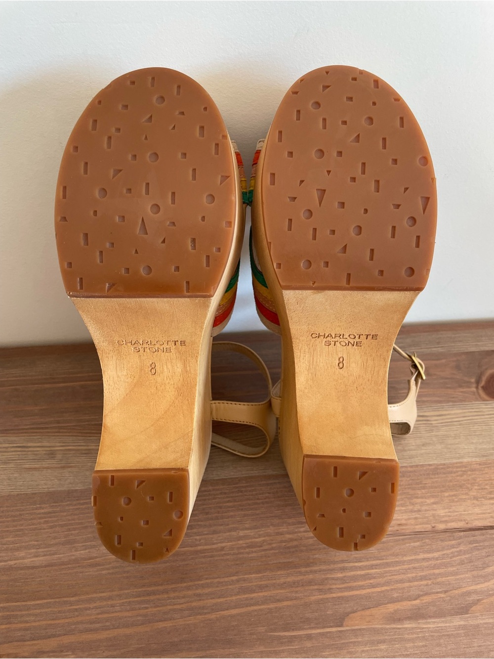 Charlotte Stone Donna Platform Clogs Rainbow - Picture 7 of 9
